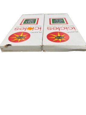 Brite Star Plastic Icicles 1000 Strands Flameproof Retro 1970’s Lot of 2 Boxes